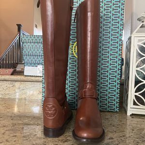 New Tory Burch leather Colton riding boots ❤️🔥